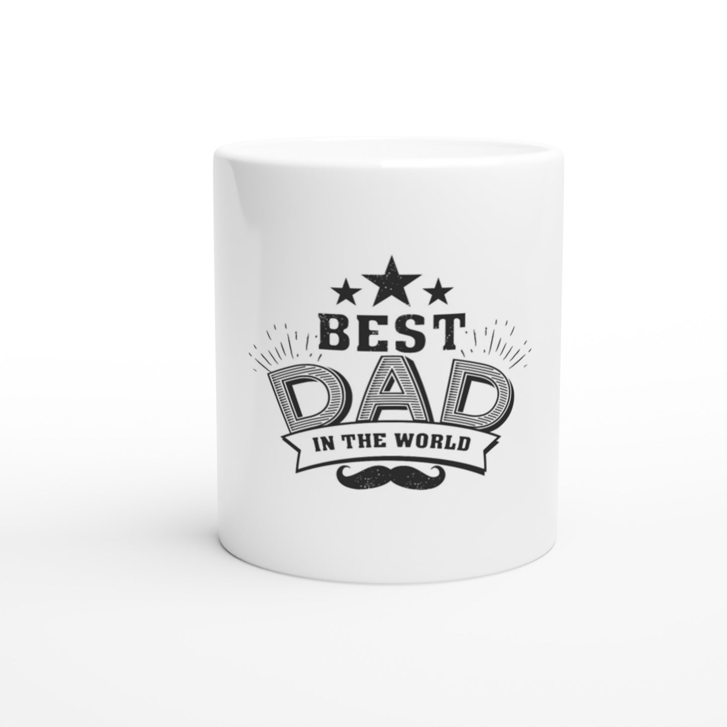 Weiße 11oz Keramiktasse
