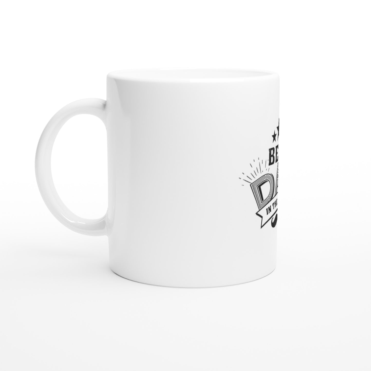 Weiße 11oz Keramiktasse
