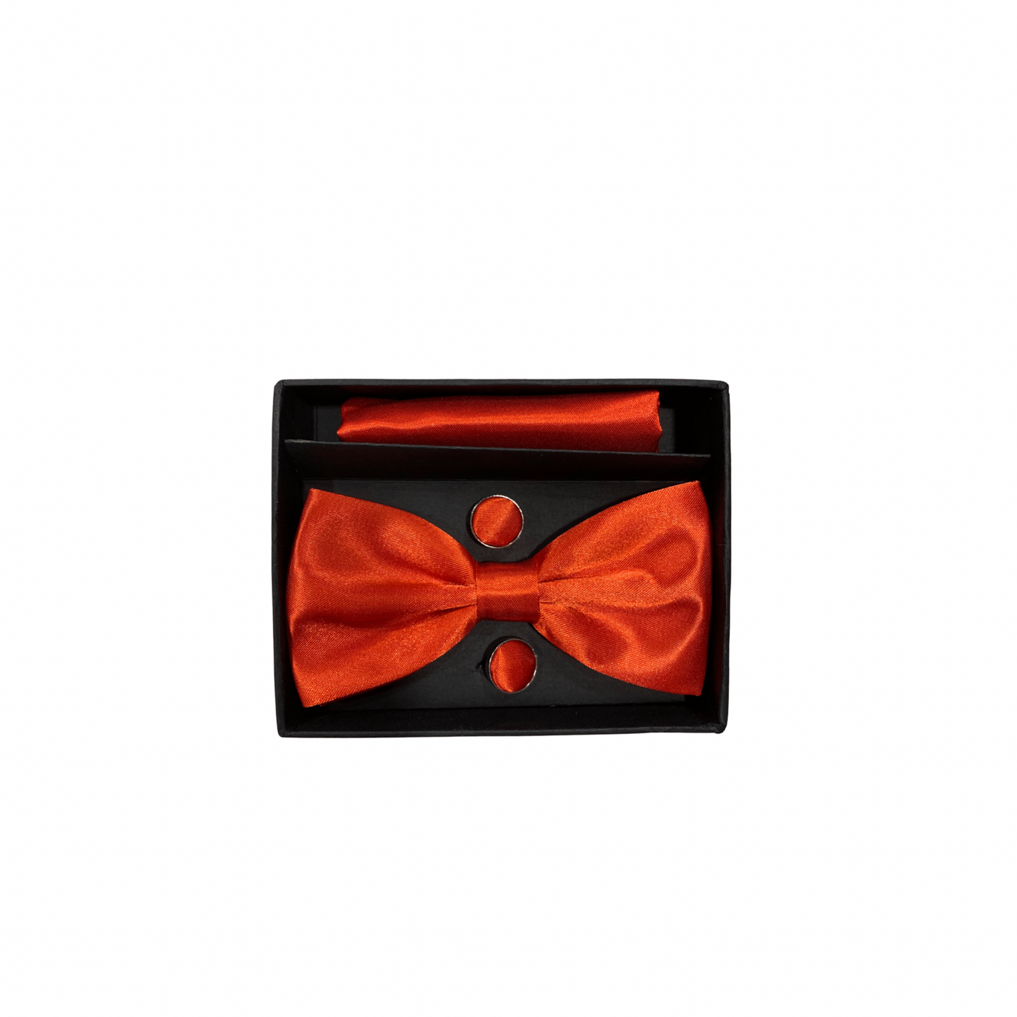 Set Fliege Manschettenknöpfe Einstecktuch Länge 12 cm Breite 6,5 cm