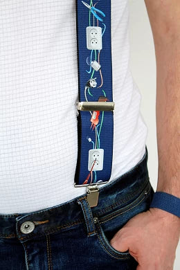 Hosenträger für Arbeiter-Mechaniker-Hosen Typ Y Länge 120 cm Breite 5 cm