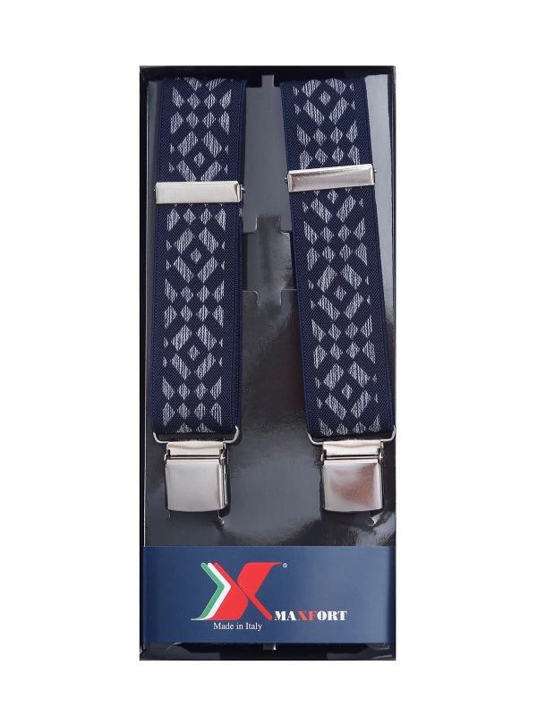 BRACES - SUSPENDERS Maxfort Geometric 2012 type X 130 cm width 3.5 cm