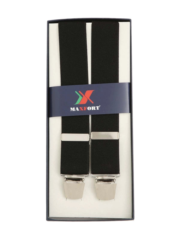 BRACES - SUSPENDERS Maxfort oversizeUnita type X 130 cm width 3.5 cm Multiple colors