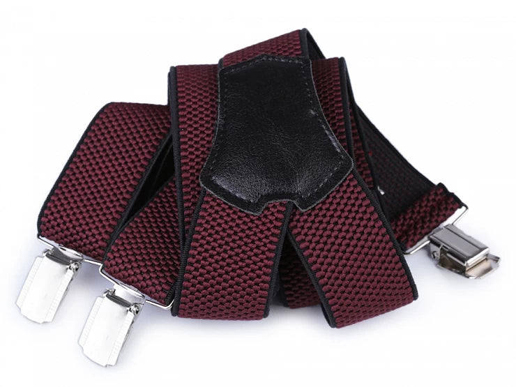 STRAPS FOR PANTS M11/2 red type Y length 120 cm width 3.5 cm