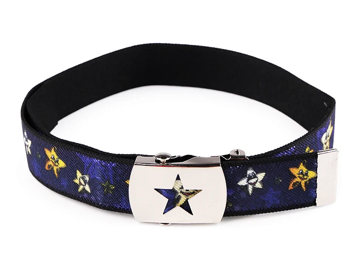 Children's belt for trousers made of artificial leather 75 cm 85 cm Multiple colors