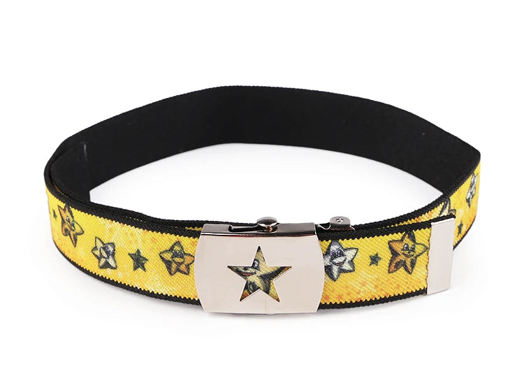 Children's belt for trousers made of artificial leather 75 cm 85 cm Multiple colors