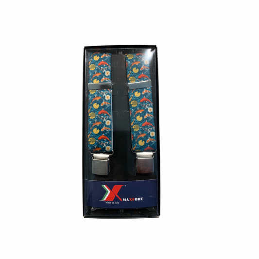 TROUSERS BRACES Maxfort oversize KOI 1 type X 130 cm width 3.5 cm