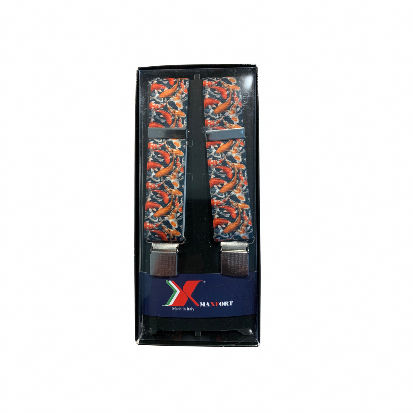 BRACES FOR PANTS Maxfort oversize KOI 3 type X 130 cm width 3.5 cm