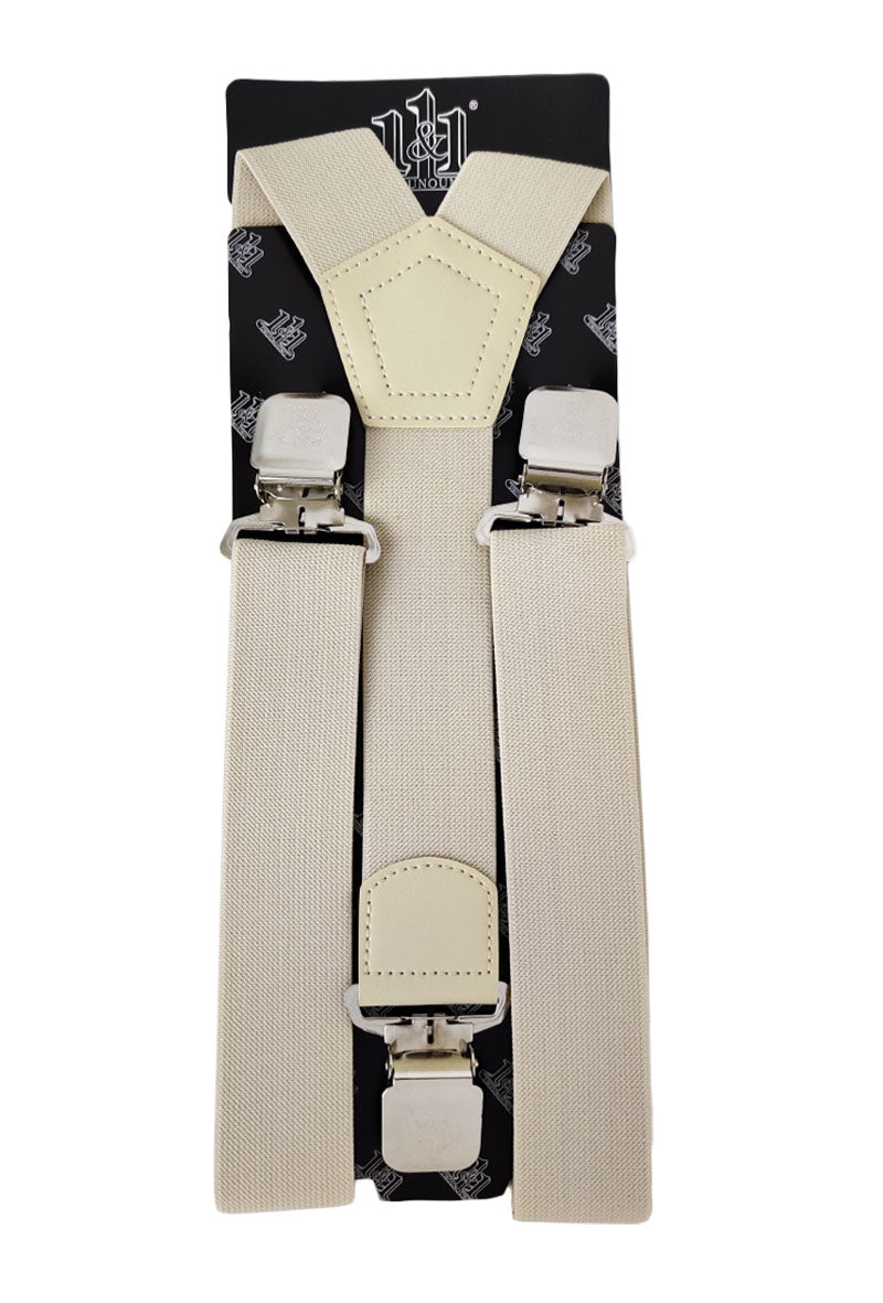 TROUSERS BRACES UNOUNOUNO beige type Y length 110 cm